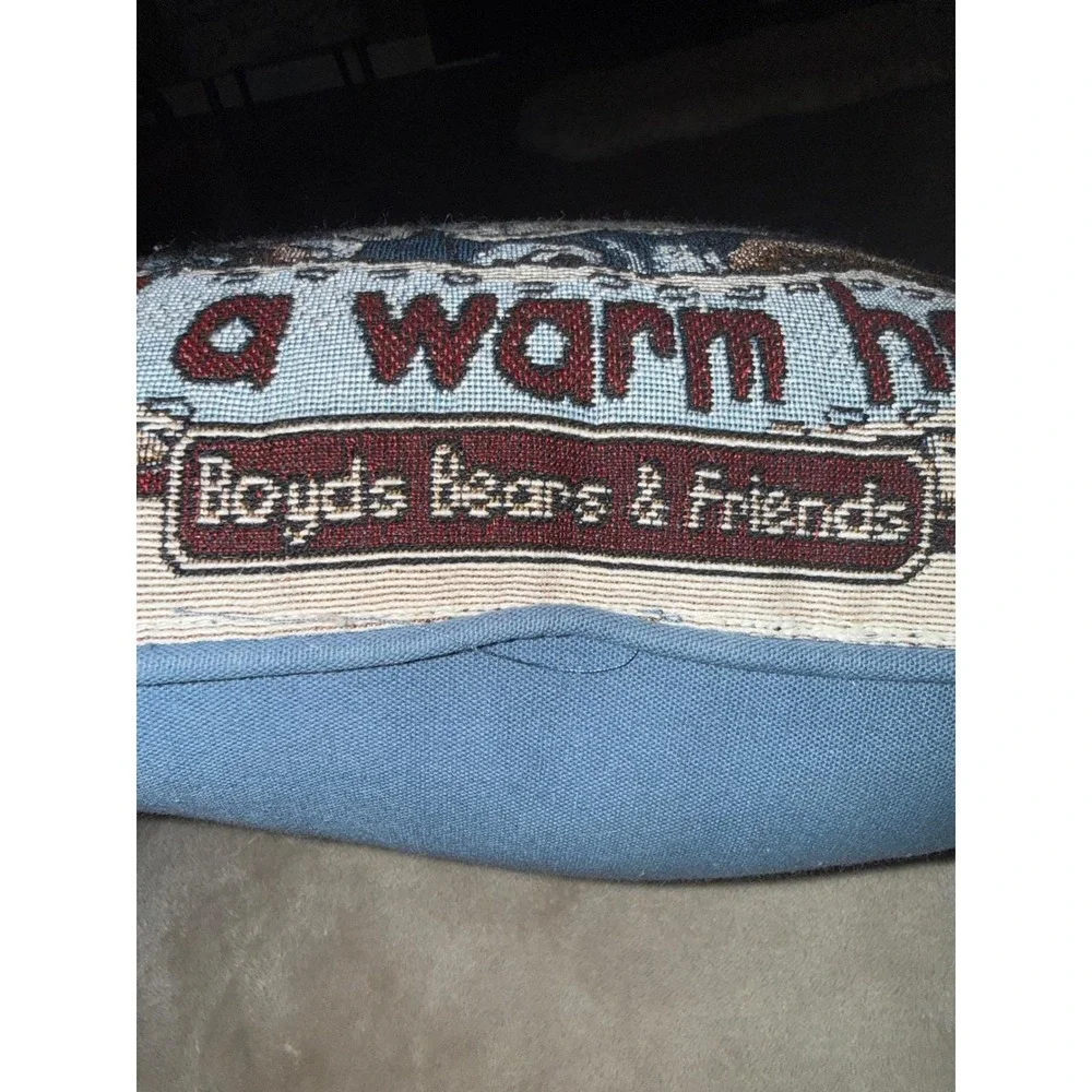 Boyds Bears & Friends‎ Tapestry Throw Pillow Nurse Bear Gentle Hands Warm Heart